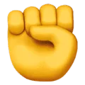 ✊ Kepalan Tangan Diangkat Apple
