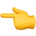 👈 Tangan Menunjuk ke Kiri Apple