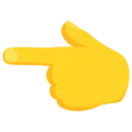 👈 Tangan Menunjuk ke Kiri Messenger
