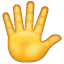 🖐️ Telapak Tangan Terbuka WhatsApp