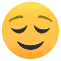 😌 Wajah Lega EmojiOne