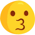 😗 Wajah Mencium Messenger