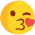 😘 Mencium dengan Hembusan Hati Messenger