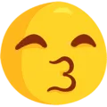 😙 Mencium dengan Mata Tersenyum Messenger