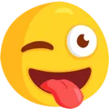 😜 Mata Berkedip dengan Lidah Menjulur Messenger