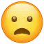 😦 Cemberut dengan Mulut Terbuka WhatsApp