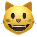 😺 Wajah Menyeringai Kucing Apple