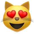 😻 Kucing Tersenyum dengan Mata Hati Apple