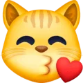 😽 Kucing Mencium dengan Mata Tertutup Facebook