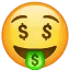 🤑 Wajah Uang WhatsApp