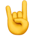 🤘 Gestur Tanduk Apple