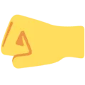 🤛 Kepalan Tangan ke Kiri Twitter