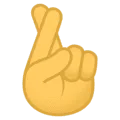 🤞 Jari Diapit EmojiOne