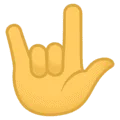 🤟 Gestur Metal EmojiOne
