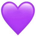 💜 Hati Ungu Apple
