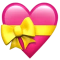 💝 Hati dengan Pita Apple