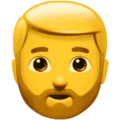 🧔 Laki laki Berjenggot Apple