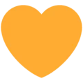 🧡 Hati Oranye Twitter