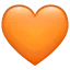 🧡 Hati Oranye WhatsApp