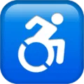 ♿ Simbol Kursi Roda Apple