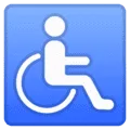 ♿ Simbol Kursi Roda Google