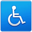 ♿ Simbol Kursi Roda Samsung