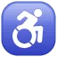 ♿ Simbol Kursi Roda WhatsApp