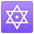 🔯 Bintang Daud dengan Titik Google