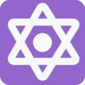 🔯 Bintang Daud dengan Titik Twitter