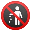 🚯 Dilarang Membuang Sampah Google