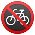 🚳 Dilarang Bersepeda Google
