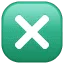 ❎ Silang dalam Kotak WhatsApp