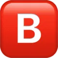 🅱️ Golongan Darah B Apple