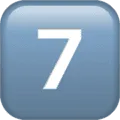 7️⃣ Digit Tujuh Apple
