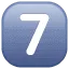 7️⃣ Digit Tujuh WhatsApp