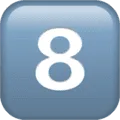 8️⃣ Digit Delapan Apple