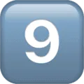 9️⃣ Digit Sembilan Apple