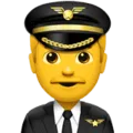 👨‍✈️ Pilot Pria Apple