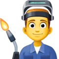 👨‍🏭 Pekerja Pabrik Pria Facebook
