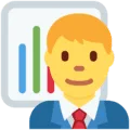 👨‍💼 Karyawan Kantor Pria Twitter