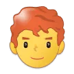 👨‍🦰 Pria Rambut Merah Samsung