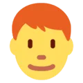👨‍🦰 Pria Rambut Merah Twitter