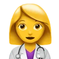 👩‍⚕️ Dokter Wanita Apple