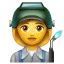 👩‍🏭 Pekerja Pabrik Wanita WhatsApp