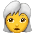 👩‍🦳 Wanita Berambut Putih Emojipedia