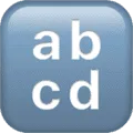 🔡 abcd Huruf Kecil Apple