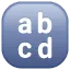 🔡 abcd Huruf Kecil WhatsApp