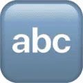 🔤 abc Apple