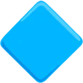 🔷 Belah Ketupat Biru Besar Messenger