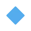🔹 Belah Ketupat Biru Kecil Twitter